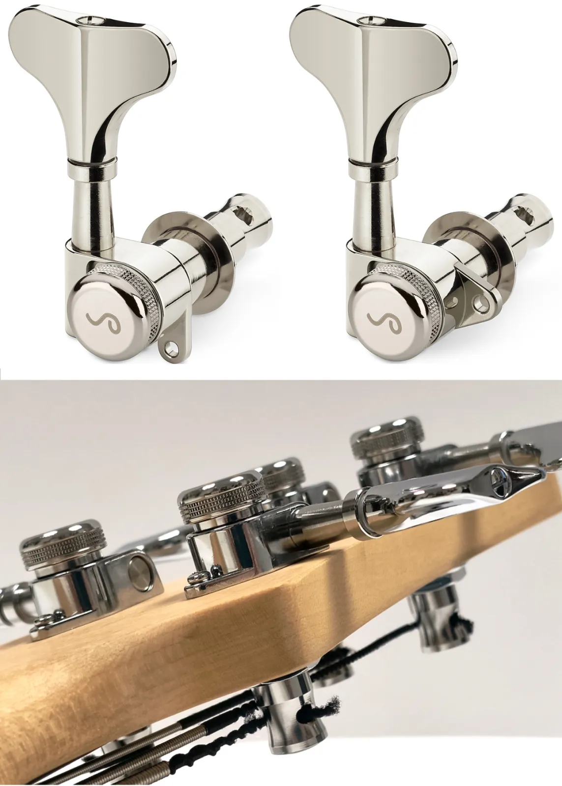 Schaller M4 90 & M4 180 Locking Tuners for Bass